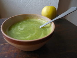Velout� pomme-courgette