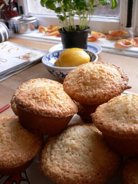 Muffins citron-basilic