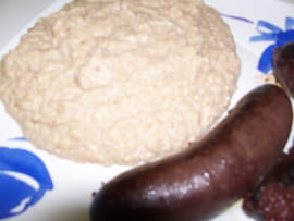 Boudin � la pur�e de ch�taignes