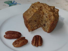 Muffins aux noix de p�can et sirop d �rable