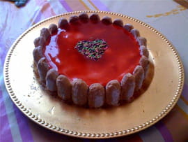 Charlotte � la fraise