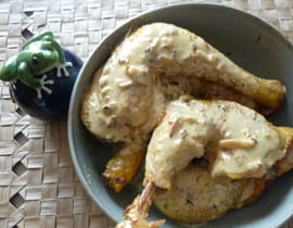 Cuisses de poulet � la moutarde
