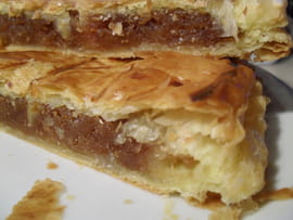 Galette &agrave; la compote de pommes aux sp&eacute;culoos