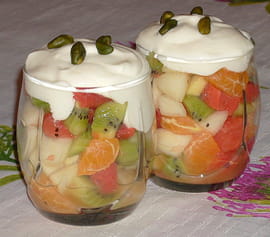 Verrine de fruits d hiver