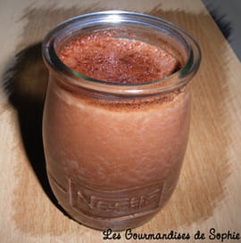 Cr�mes au chocolat extra l�g�res � l agar-agar