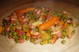 Petits pois et carottes