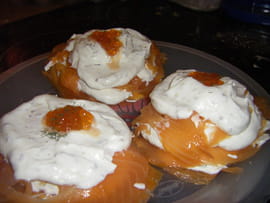 Mille-feuille de saumon