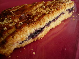 G�teau basque � la confiture de cerise