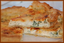 Tarte aux trois fromages