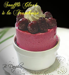 Souffl� glac� � la framboise