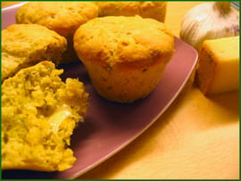 Petits pains � l ail et au curry, coeur de comt�