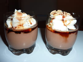 Oeufs � la neige � la cr�me chocolat�e