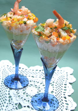 Coupes sushis aux crevettes Coupes sushis aux crevettes