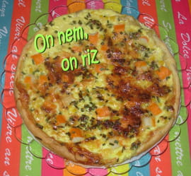 Tarte au surimi et au ma�s