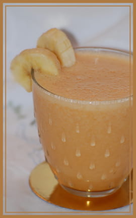 Smoothie bananes-agrumes