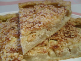 Tarte amandine aux pommes