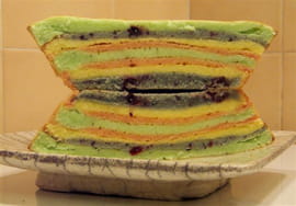 G�teau multicolore