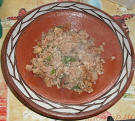 Riz aux amandes et tempeh