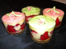 Fraisier � la p�te d amandes