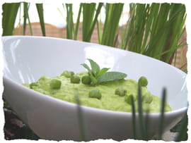 Pur�e de petits pois � la menthe