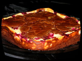 Brownies aux framboises 