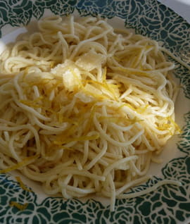 Spaghettis au citron