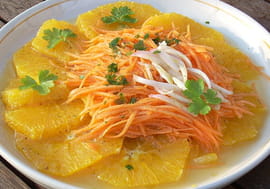 Salade de carottes � l orange et au gingembre