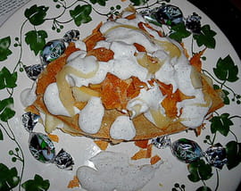 Poires en brick � la chantilly de r�glisse et miel