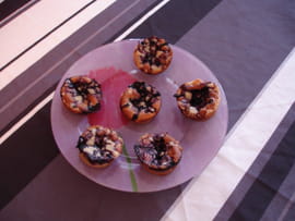 Muffins crousti-moelleux aux myrtilles