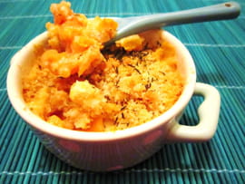 Petits crumbles ch�vre-tomates