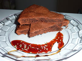 Fondant au chocolat caramel