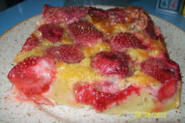 Clafoutis aux fraises