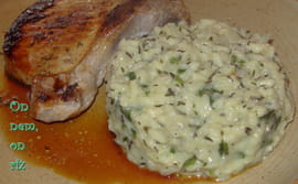 Risotto aux fanes de radis