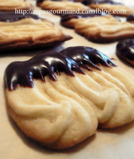 Spritz au chocolat