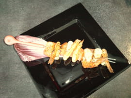 Brochettes de crevettes