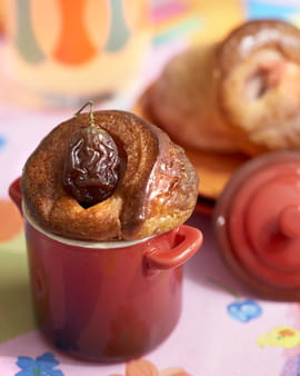 Bouchon brioch� � la rose et aux fruits