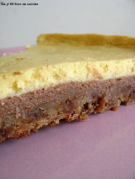 Cheesecake � la cr�me de nougat et au Nutella