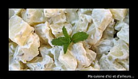 Salade de pommes de terre � la menthe