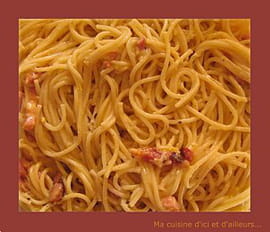 Spaghettis � la carbonara