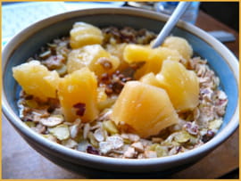 Muesli maison � l ananas