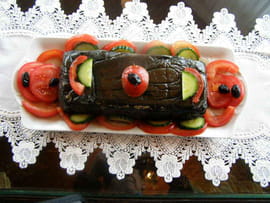 Cake aux aubergines (cuisson vapeur)