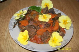 Coeur de boeuf aux carottes