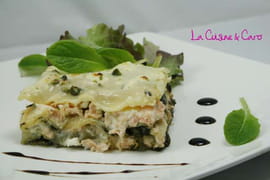 Lasagnes saumon-�pinards