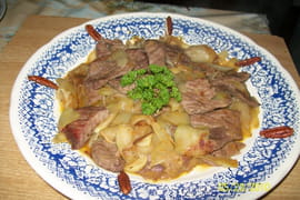 Chayotte au boeuf