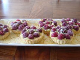 Tartelette fra�che citron framboise