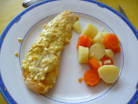 Escalopes de saumon au curry
