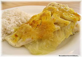 Papillotes de poisson au chou pak-cho�