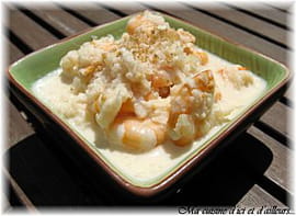 Crevettes aux graines de moutarde