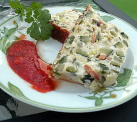 Terrine ch�vre-courgette