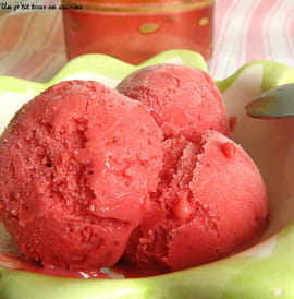 Sorbet � la fraise